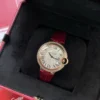 Cartier Ballon Bleu WJBB0033 Women's Diamond-Set Automatic Watch 33mm SKU CARTIER0145