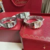 Cartier Santos Women's Square Case Quartz Watch 34mm