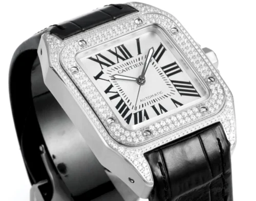 Cartier Santos Men's Gold-Tone Watch