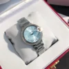 Cartier Ballon Bleu Women's Blue Dial Watch 33mm Vintage Style