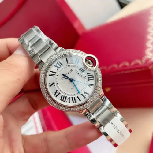 Cartier Diamond-Set Quartz Watch