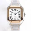 Cartier Santos Watch Leather Strap SKU CARTIER0221