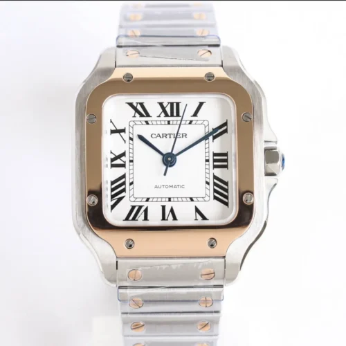Cartier Santos Watch Leather Strap SKU CARTIER0221