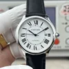 Cartier Automatic Watch 40mm Leather Strap