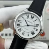 Cartier Automatic Watch 40mm Leather Strap