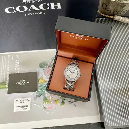Coach Elliot 14504373 Women's Diamond-Set Quartz Watch 36mm Stainless Steel Bracelet SKU COACH0005