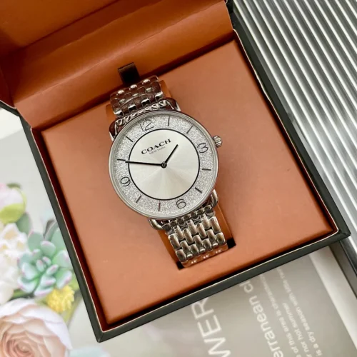 Coach Elliot 14504373 Women's Diamond-Set Quartz Watch 36mm Stainless Steel Bracelet SKU COACH0005