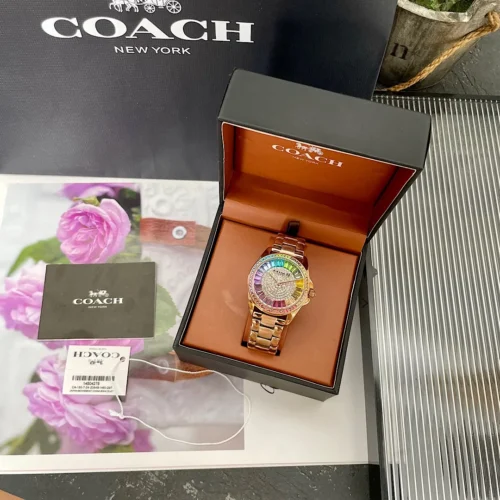 Coach Preston 14504275 Women's Diamond-Set Quartz Watch 36mm SKU COACH0007