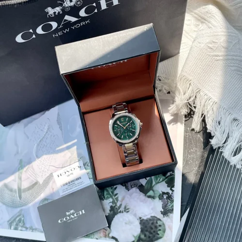 Coach Kitt 14504394 Women's Quartz Watch 34mm Stainless Steel Bracelet