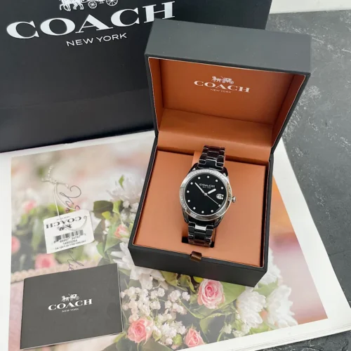 Coach Preston 14503262 Quartz Watch 36mm Ceramic Bracelet