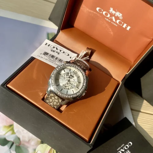 Coach Women's Diamond-Set Quartz Watch 35mm