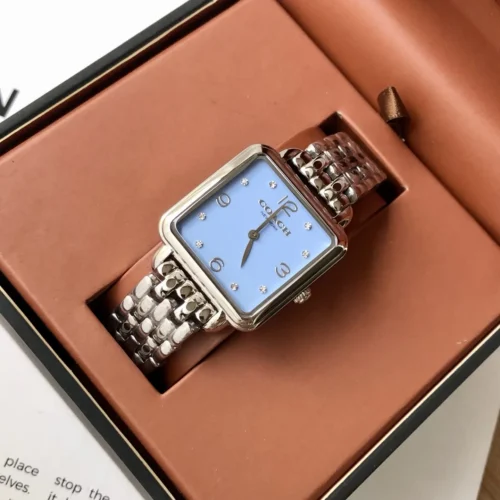 Coach Diamond-Set Watch Square Case SKU COACH0045
