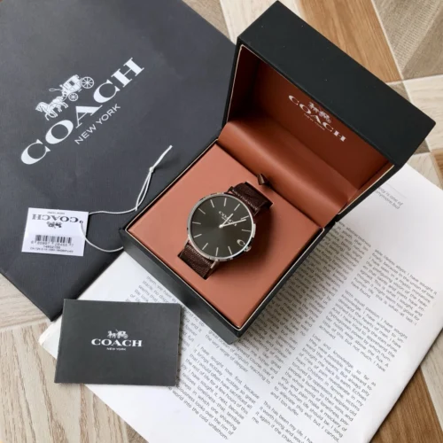 Coach Charles Men's Slim Case Quartz Watch SKU COACH0057