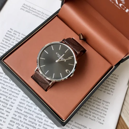 Coach Charles Men's Slim Case Quartz Watch SKU COACH0057