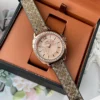 Coach 14503151 Women's Diamond-Set Watch 34mm Leather Strap