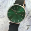Coach 14602434 Men's Green Dial Quartz Watch 40mm Leather Strap