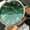 Coach 14602434 Men's Green Dial Quartz Watch 40mm Leather Strap