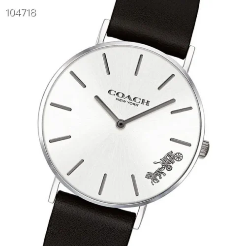Coach Perry Women's Mother-of-Pearl Dial Quartz Watch Leather Strap