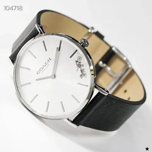 Coach Perry Women's Mother-of-Pearl Dial Quartz Watch Leather Strap