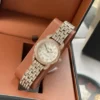 Coach White Dial Watch 22mm Rose Gold-Tone