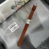 Coach Reese 14504311 Women's Square Case Quartz Watch 35mm Leather Strap
