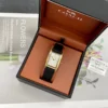 Coach Reese 14504312 Women's Square Case Quartz Watch 35mm Leather Strap