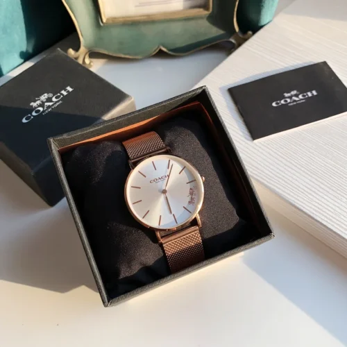 Coach Charles Couple Quartz Watch 38mm Stainless Steel Bracelet