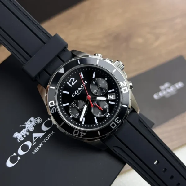 Coach 14602557 Men's Quartz Chronograph Watch 44mm Stainless Steel Bracelet