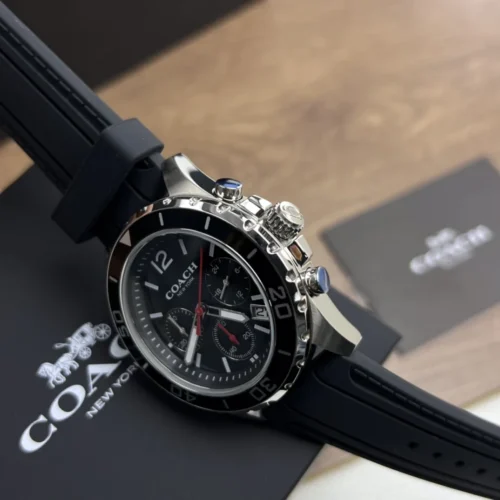 Coach 14602557 Men's Quartz Chronograph Watch 44mm Stainless Steel Bracelet