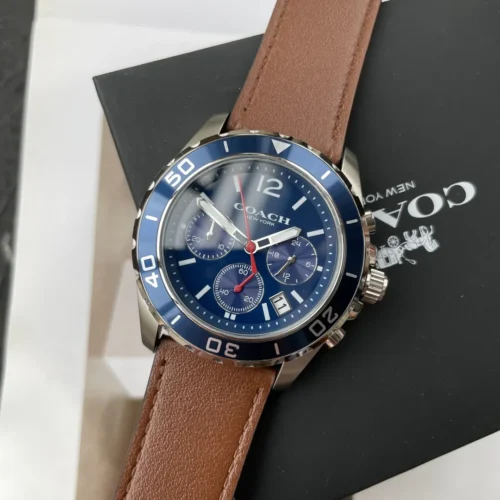 Coach Kent 14602560 Men's Quartz Chronograph Watch 44mm Stainless Steel Bracelet