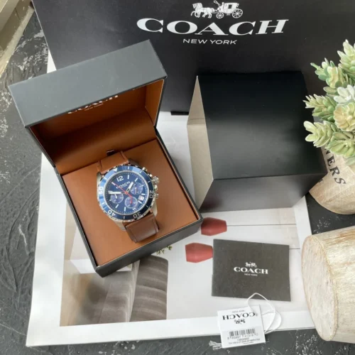 Coach Kent 14602560 Men's Quartz Chronograph Watch 44mm Stainless Steel Bracelet