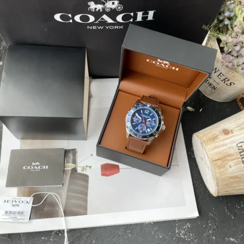 Coach Kent 14602560 Men's Quartz Chronograph Watch 44mm Stainless Steel Bracelet