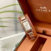 Coach 14504197 Women's Square Case Quartz Watch Stainless Steel Bracelet