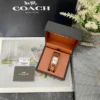 Coach 14504197 Women's Square Case Quartz Watch Stainless Steel Bracelet