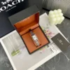 Coach Cadie 14504032 Women's Square Case Quartz Watch 17.5mm Stainless Steel Bracelet