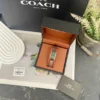 Coach Cadie 14504034 Women's Square Case Quartz Watch 17.5mm Stainless Steel Bracelet