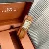 Coach Cadie 14504028 Mother-of-Pearl Dial Watch 17.5mm Square Case