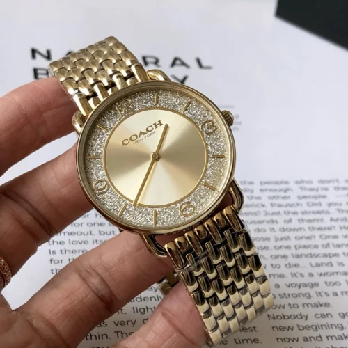 Coach Elliot Women's Diamond-Set Quartz Watch SKU COACH0119