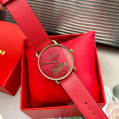 Coach Elliot Women's Quartz Watch 36mm Leather Strap