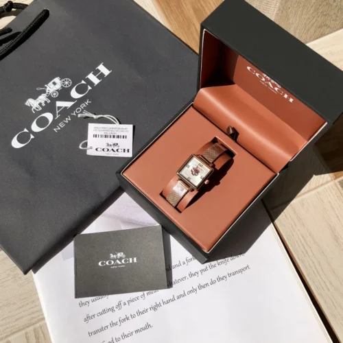 Coach Watch Leather Strap