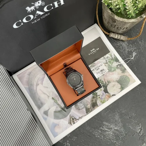 Coach Preston 14503774 Women's Quartz Watch 38mm Ceramic Bracelet