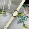 Coach Sammy 14504422 Women's Oval Case Quartz Watch Leather Strap