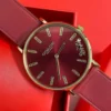 Coach Diamond-Set Watch Leather Strap