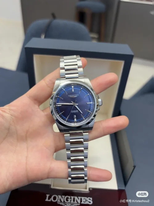 Longines Conquest Blue Dial Watch