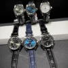 Longines Conquest Women's Luminous Dial Watch 34mm Rubber Strap