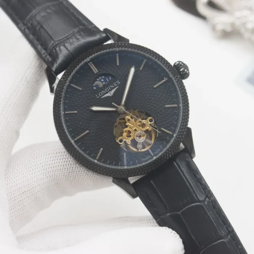 Longines Men's Automatic Watch 42mm Leather Strap SKU LONGINES0041