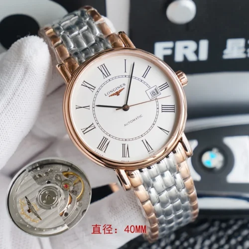 Longines Elegant Collection Watch 40mm Leather Strap