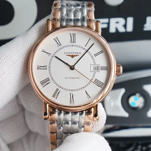 Longines Elegant Collection Watch 40mm Leather Strap