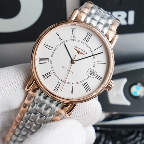 Longines Elegant Collection Watch 40mm Leather Strap