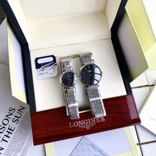 Longines La Grande Classique Couple Slim Case Quartz Watch 24mm